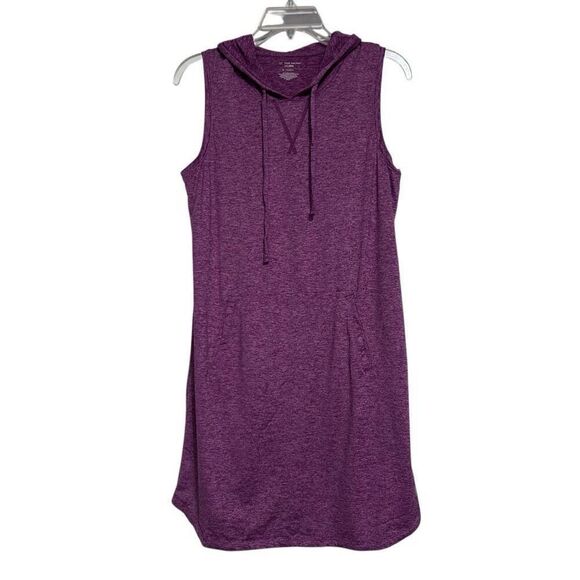 TEK Gear DryTEK Activewear Dress Women's Medium Purplish Pink Sleeveless Hooded - Picture 2 of 7